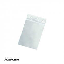 Sachet zip 50µ - 200x300mm - quantité : 1/100/1000