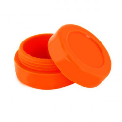 Boîte en silicone ronde - Orange