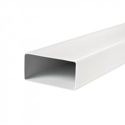 Conduit rectangle en PVC 55x110mm - 1500mm - Winflex Ventilation