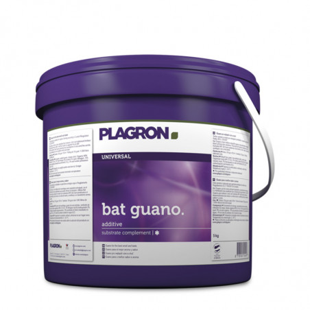 Plagron Guano de Murciélago de 5 litros de fertilizante, el guano de murciélago biológica