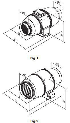 Extracteur silencieux TT Silent M 125mm UN R1 340m3/h - Winflex